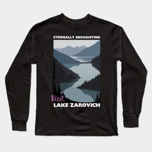 Lake Zarovich Tourism V2 - Eternally Enchanting Barovia Long Sleeve T-Shirt